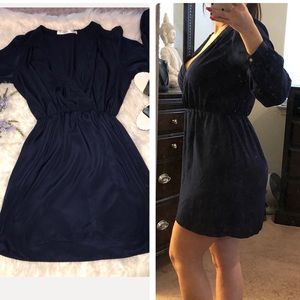 Honey Belle- Midi Dress Navy Blue
